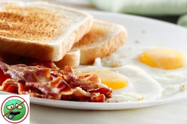 eat a good breakfast to get over a hangover